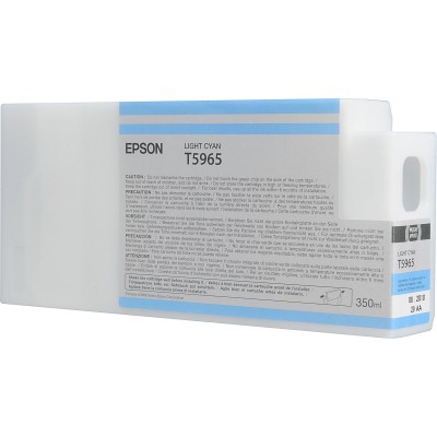 Epson T5965 UltraChrome HDR Light Cyan Renk Mürekkep Kartuş (350ml)
