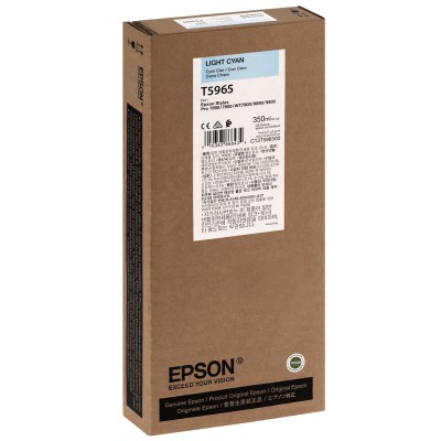 Epson T5965 UltraChrome HDR Light Cyan Renk Mürekkep Kartuş (350ml)