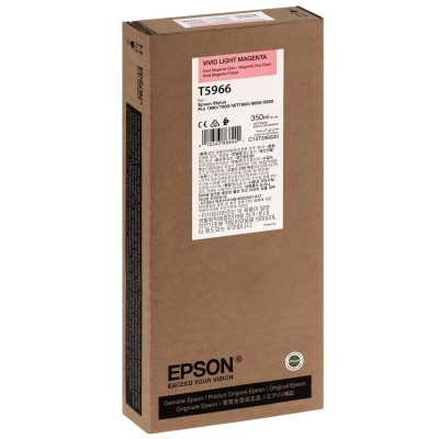 Epson T5966 UltraChrome HDR Vivid Light Magenta Renk Mürekkep Kartuş (350ml)
