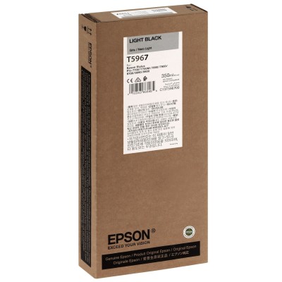 Epson T5967 UltraChrome HDR Light Black Renk Mürekkep Kartuş (350ml)