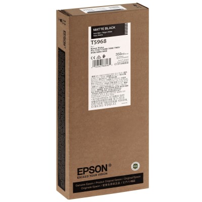 Epson T5968 UltraChrome HDR Matte Black Renk Mürekkep Kartuş (350ml)