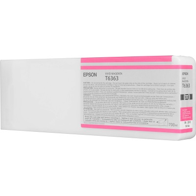 Epson T6363 UltraChrome HDR Vivid Magenta Renk Mürekkep Kartuş (700ml)