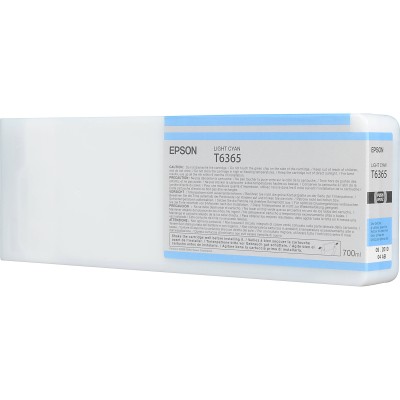 Epson T6365 UltraChrome HDR Light Cyan Renk Mürekkep Kartuş (700ml) Epson T6365 UltraChrome HDR Light Cyan Renk Mürekkep Kartuş (700ml)