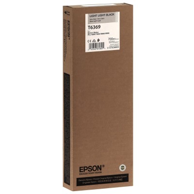 Epson T6369 UltraChrome HDR Light Light Black Renk Mürekkep Kartuş (700ml)