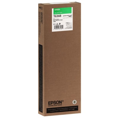 Epson T636B UltraChrome HDR Green Renk Mürekkep Kartuş (700ml)