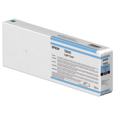 Epson T8045 UltraChrome HDX / HD Light Cyan Renk Mürekkep Kartuş (700ml)