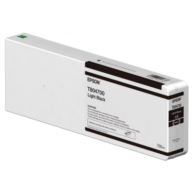 Epson T8047 UltraChrome HDX / HD Light Black Renk Mürekkep Kartuş (700ml)