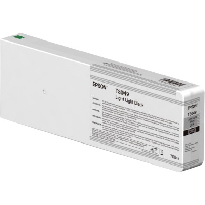 Epson T8049 UltraChrome HDX / HD Light Light Black Renk Mürekkep Kartuş (700ml)