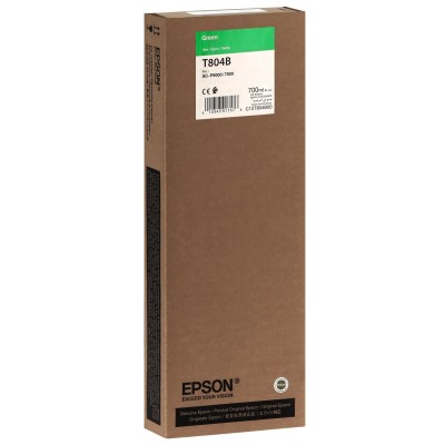 Epson T804B UltraChrome HDX Green Renk Mürekkep Kartuş (700ml)