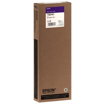 Epson T804D UltraChrome HDX Violet Renk Mürekkep Kartuş (700ml)
