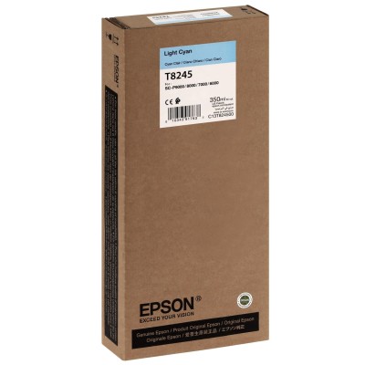 Epson T8245 UltraChrome HDX / HD Light Cyan Renk Mürekkep Kartuş (350ml)