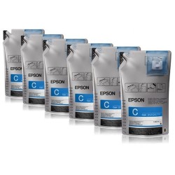 Epson SureColor Ultrachrome DS Cyan Renk Süblimasyon Mürekkep T46D240