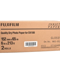 Fujifilm DX DryLab Parlak (Glossy) 15,2cmx65m Fotoğraf Kağıdı 1 Koli (2 Rulo)